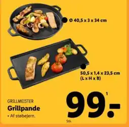 Lidl GRILLMEISTER Grillpande tilbud