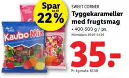 Lidl SWEET CORNER Tyggekarameller med frugtsmag tilbud
