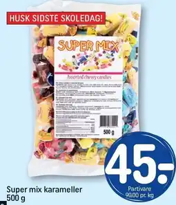 REMA 1000 Super mix karameller tilbud