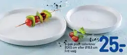 REMA 1000 6-pak plast tallerkner Ø24.5 cm eller Ø18.8 cm tilbud