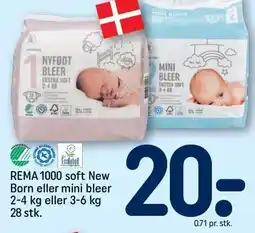 REMA 1000 REMA 1000 soft New Born eller mini bleer tilbud