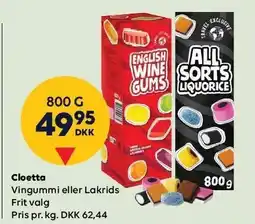 BorderShop Vingummi eller Lakrids tilbud