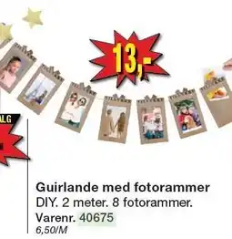 Harald Nyborg Guirlande med fotorammer tilbud