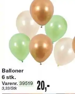 Harald Nyborg Balloner 6 stk tilbud
