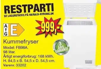 Harald Nyborg Wasco Kummefryser tilbud