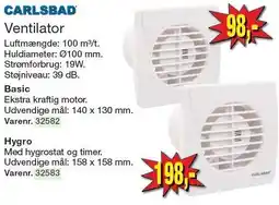 Harald Nyborg CARLSBAD Ventilator tilbud