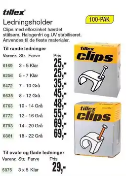 TILLEX Ledningsholder