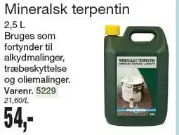 Harald Nyborg Mineralsk terpentin tilbud