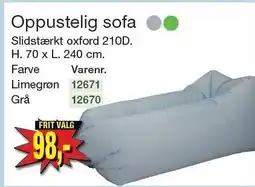 Harald Nyborg Oppustelig sofa tilbud