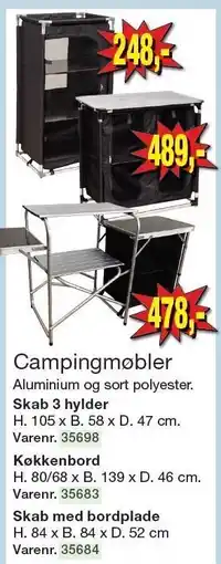 Harald Nyborg Campingmøbler tilbud