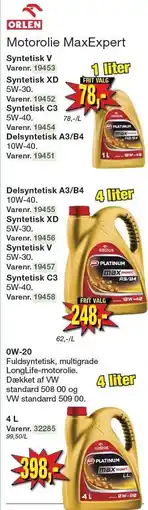 Harald Nyborg ORLEN Motorolie MaxExpert tilbud