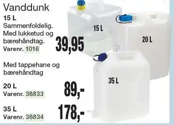 Harald Nyborg Vanddunk tilbud