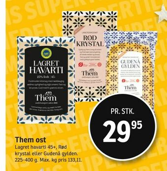 SPAR Them ost tilbud