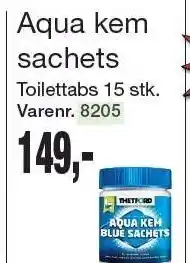 Harald Nyborg THETFORD Aqua kem sachets tilbud