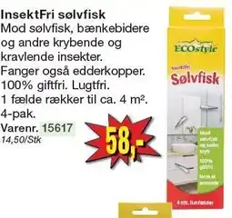 Harald Nyborg InsektFri sølvfisk tilbud