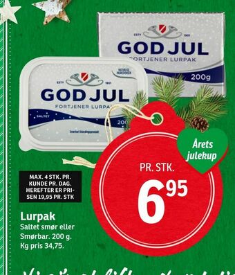 SPAR Lurpak tilbud