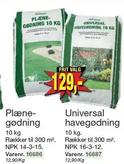 Harald Nyborg Plænegødning eller Universal havegødning tilbud