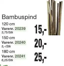 Harald Nyborg Bambuspind tilbud