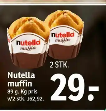 SPAR Nutella muffin tilbud