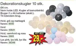 Harald Nyborg Dekorationskugler 10 stk tilbud