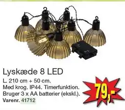 Harald Nyborg Lyskæde 8 LED tilbud
