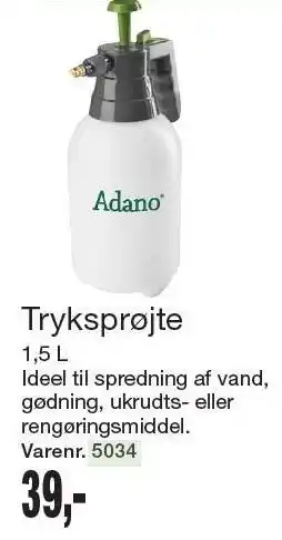 Harald Nyborg Tryksprøjte tilbud