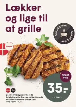 SPAR Gestus koteletter 300 g tilbud