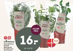SPAR Grøn Balance Økologiske Krydderurter tilbud