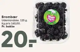 SPAR Brombær 125 g tilbud