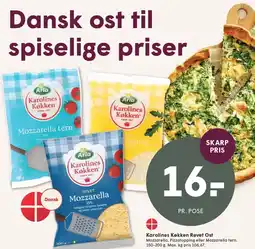 SPAR KAROLINES KØKKEN REVET OST 150-200 g tilbud