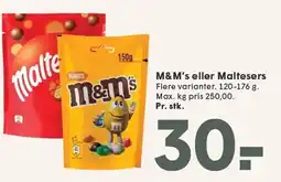 SPAR M&Ms eller Maltesers tilbud