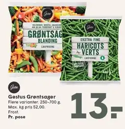 SPAR Gestus Grøntsager tilbud