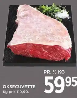 MENY OKSECUVETTE tilbud