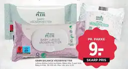MENY GRØN BALANCE VÅDSERVIETTER tilbud