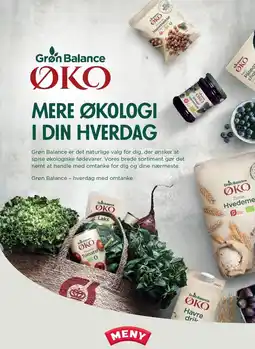 MENY MERE ØKOLOGI I DIN HVERDAG tilbud