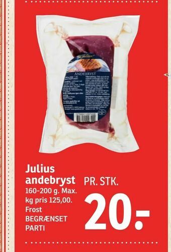 SPAR Julius andebryst tilbud