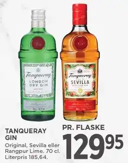 MENY Tanqueray Gin 70 cl tilbud