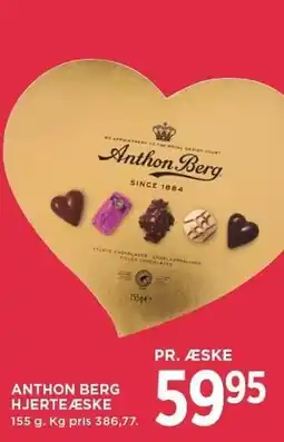 MENY ANTHON BERG HJERTEÆSKE tilbud