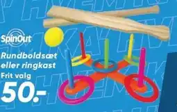 Bilka SpinOut Rundboldsæt eller ringkast tilbud