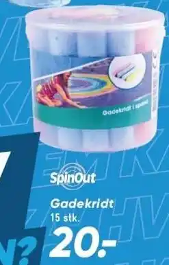 Bilka SpinOut Gadekridt tilbud