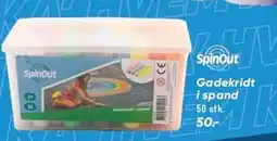 Bilka SpinOut Gadekridt i spand tilbud
