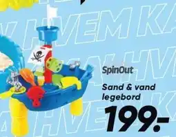 Bilka SpinOut Sand & vand legebord tilbud