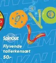 Bilka SpinOut Flyvende tallerkensæt tilbud