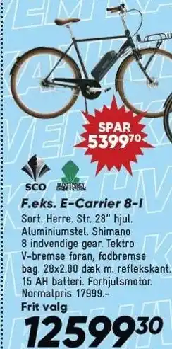 Bilka SCO E-Carrier 8-l tilbud