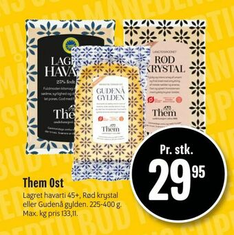 Min Købmand Them Ost tilbud