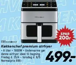 Bilka Køkkenchef premium airfryer tilbud