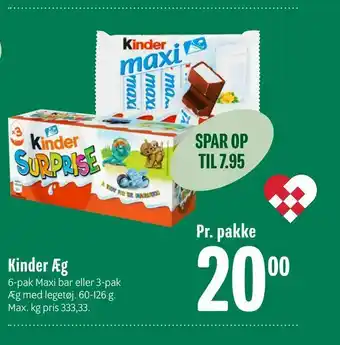 Min Købmand Kinder Æg tilbud