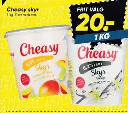 Bilka Cheasy skyr 1 kg tilbud