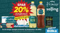 Bilka SPAR 20% på over 500 varer fra vores Salling mærker tilbud