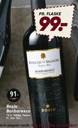 Bilka Bosio Barbaresco tilbud